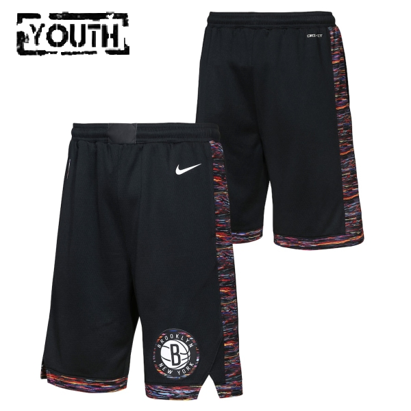 Brooklyn Nets NBA Shorts Nike 2025-26 City Edition Swingman - Kinder